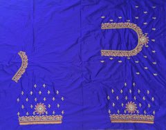 NR885IB - Ink Blue Colour Computer Maggam Work Blouse