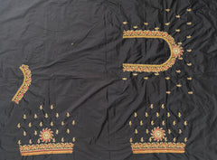 NR885BL - Black Colour Computer Maggam Work Blouse