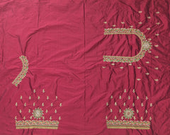 NR885M - Maroon  Colour Computer Maggam Work Blouse