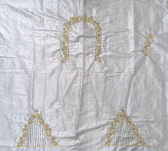 NR869ST - Silver Tissue  Colour Maggam Work Blouse
