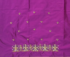 NR728MP - Magenta Pink Colour Maggam Work Blouse