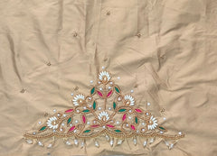 NR895GD - Gold Colour Maggam Work Blouse