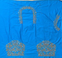 NR1150SB - Sky  Blue Colour Maggam Work Blouse
