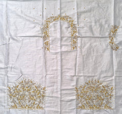 NR1150ST - Silver Tissue Colour Maggam Work Blouse