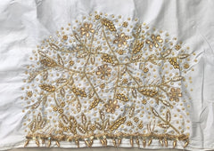 NR1250WH - White Colour Maggam Work Blouse