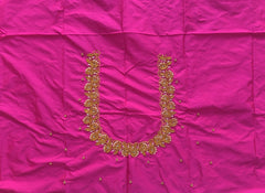 NR698P - Pink  Colour Maggam Work Blouse