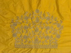 NR396Y -Yellow  Colour Computer Work Blouse