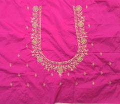 NR396P- Pink Colour Computer Work Blouse