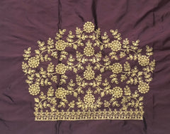 NR396CF- Coffee  Colour Computer Work Blouse