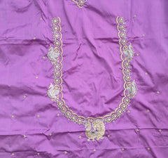 NR397LV - Lavender Colour Computer Work Blouse