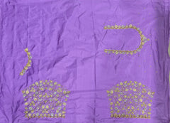 NR1299L -Lavender Colour Computer Maggam Work Blouse