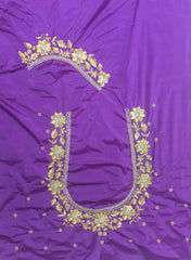 NR404PR -Purple Colour Computer Work Blouse