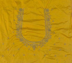 NR396Y -Yellow  Colour Computer Work Blouse