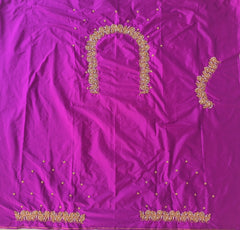 NR698MP - Magenta  Pink Colour Maggam Work Blouse