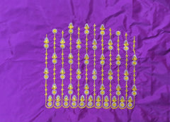 NR405PR -Purple Colour Computer Work Blouse